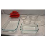 Pyrex Glass Bakeware Lot