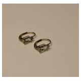 14K Gold Tanzanite Earrings