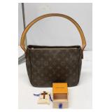 Louis Vuitton Hand Bag w Cross ( Used )