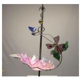 New Hanging Glass Bird Feeder