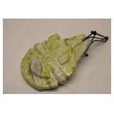 Jade Millennium Falcon Sculpture