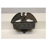 Antique Cast Iron Match Holder