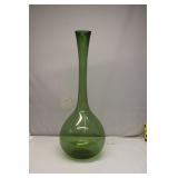 Longnecked vase A. Percy glass 1950s-60s 32"T
