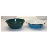 Antique Graniteware Pans set 2