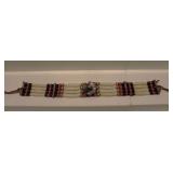 Native American hairpipe bone choker Necklace