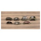 Sterling Silver Rings Lot