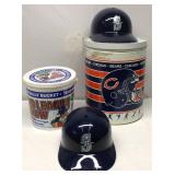 Chicago Bears Metal Tin Chewing Gum Mariner Hats