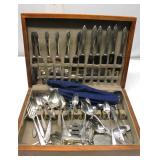 Silver Plate Flatware w Box