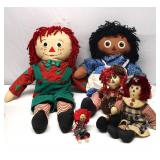 Raggedy Ann & Andy Doll Lot