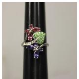 Sterling Silver 925 Gemstone Ring