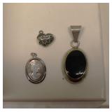 Sterling Silver Pendant Lot of 3
