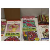 Color Books & Pencils Lot