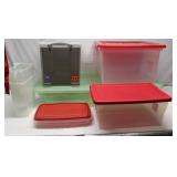 Plastic Totes Lot