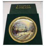 Thomas Kinkade Holiday Gathering" collector plate