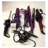 Curling / Straightner Irons & Haie Clipper Lot