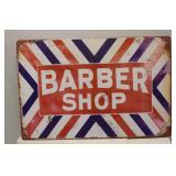 Netal Barber Sign 18x12