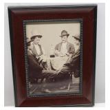 Western Card Playing Print 8x 9.5