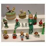 Vintage ceramic and porcelain elf pixie and gnome