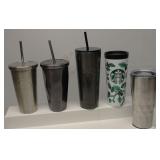 Metal Starbucks Beverage Containers Lot