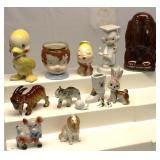 Vintage Pottery Figurines Lot
