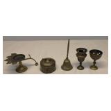 Vintage Copper Oil Lantern Tea Safe Gobblets