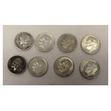 US Silver Dimes Lot