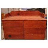 Pine Storage Box with Seat