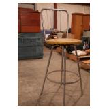 Vintage Chrome Stool