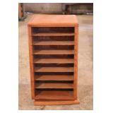 Oak Storage on Turntable