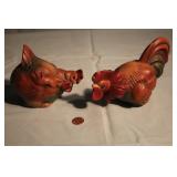 Pair of Small Chickens