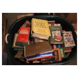 Tub of Books and Box of Encyclopedias