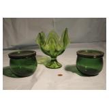 Green Glass Items