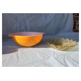 Yellow Bowl and Flower Candy Dish