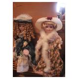 Pair of Porcelin Dolls