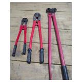(2) Bolt Cutters and Chain Tool