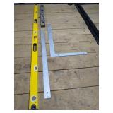 Levels, Square and Straight Edge