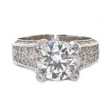FINE JEWELRY. 5.02 Ct Diamond 8.5 Grams 18K Ring