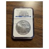 2008 GEM UNCIRCULATED EAGLE. EARLY RELEASE