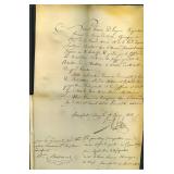 Circa 1813 FRANKFORT GERMANY Document