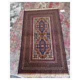 Handmade Rug. All Wool.  Approx 3 x 5 feet