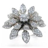 Fine Jewelry.  3.89 Ct Diamond 18.5 Gram 14K Ring
