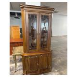 Solid Wood Corner Cabinet