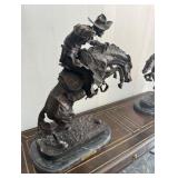 SCARCE ARTIST PROOF REMINGTON BRONZE STATUE