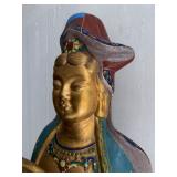 TALL RARE cloisonnï¿½ figurine. Approximately 5 feet