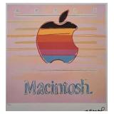 Andy Warhol Signed Appple Macintosh Certificate