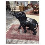 Large Bronze Elephant. 4 feet long