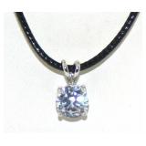 NO RESERVE. 1.05 Ct Lab Grown Diamond Necklace