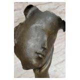 Disembodied Head Resting on Hand Bronze  Dali