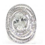 FINE JEWELRY.  7.10 Ct Diamond 4.5 Gram 14K Ring