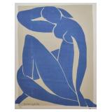 Henri Matisse Signed  Blue Nude  Certificate Paris